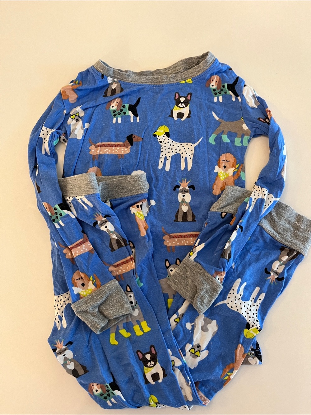 Little Sleepies Dapper Dog Print Kids Pajamas